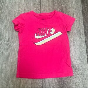 NIKE SHORT SLEEVE T SHIRT PINK 2T